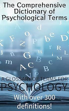 psychology terms a-z|Glossary of Psychology Terms and Definitions .